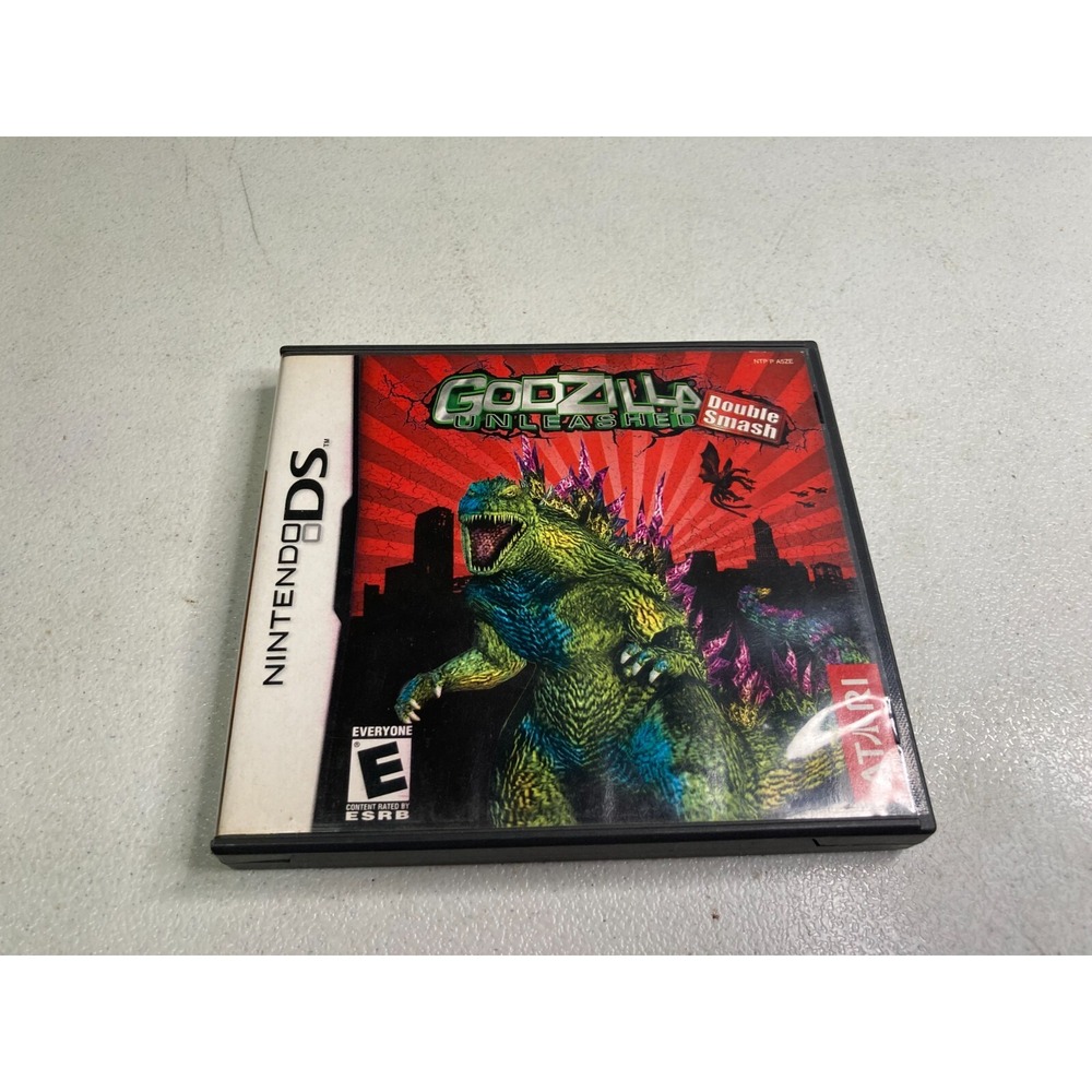 Godzilla Unleashed Double Smash Nintendo DS 2007 Cartridge and Case Tested